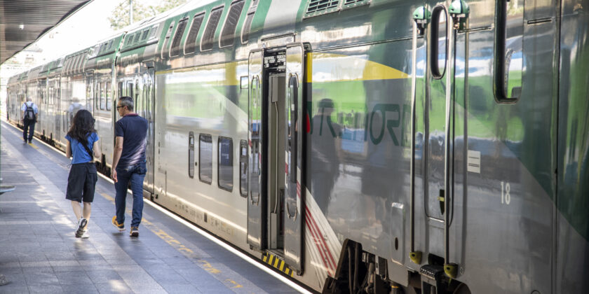 Viaggiare in treno-Foto da imagoeconomica