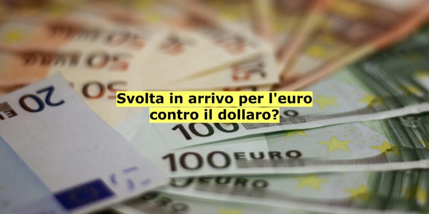 Timidi segnali di ripresa per l'euro contro il dollaro