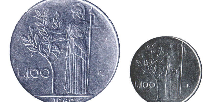 100 lire Minerva Autore Hari Seldon 84- Foto da wikipedia