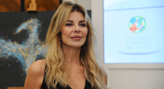 Alba Parietti-Foto da imagoeconomica