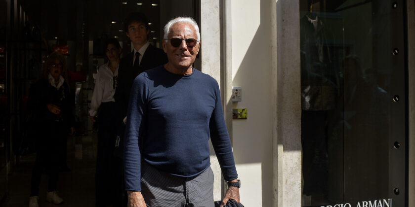 Armani produce cotone Made in Italy-Foto da imagoeconomica