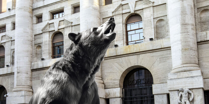 Azioni che sono scese molto a Piazza Affari a settembre-Foto da imagoeconomica