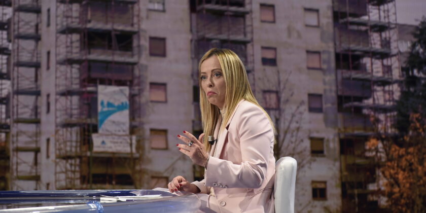 Cosa succederà al Superbonus-Giorgia Meloni-Foto da imagoeconomica