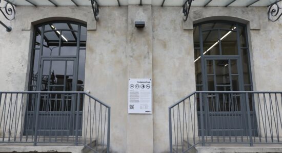 Esterno sede della Fondazione Prada-Foto da imagoeconomica