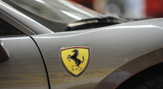 Ferrari marchio-Foto da imagoeconomica