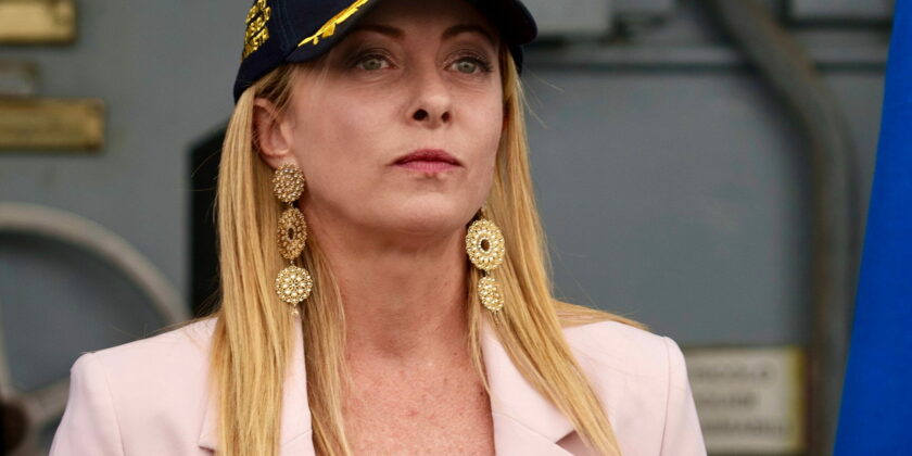Giorgia Meloni-Pensioni 2024 più lontane per i lavoratori-Foto da imagoeconnomica