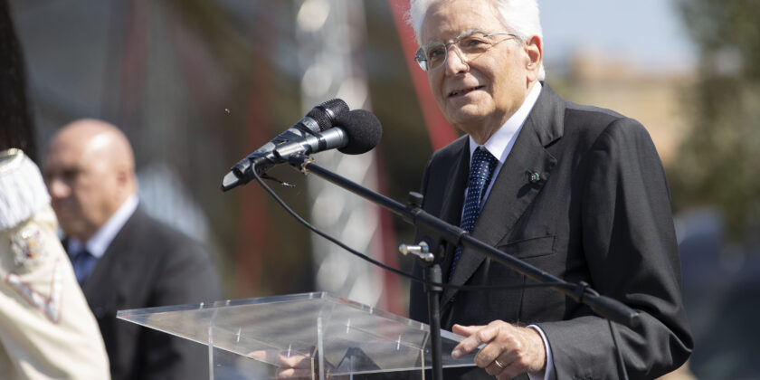 Il Presidente della Repubblica Mattarella-Foto da imagoeconomica