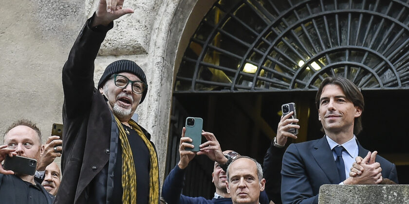 Il cantante Vasco Rossi-Foto da imagoeconomica