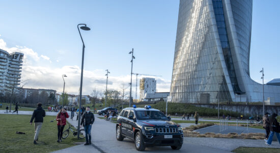 Il quartiere City Life a Milano-Foto da imagoeconomica