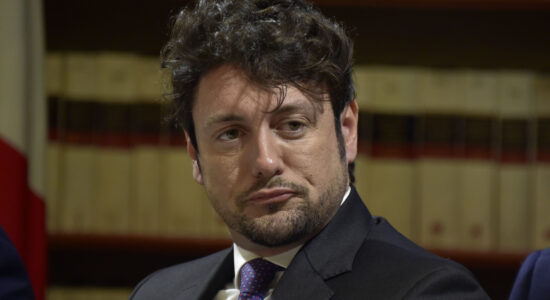 La Meloni lascia Andrea Giambruno-Foto da imagoeconomica