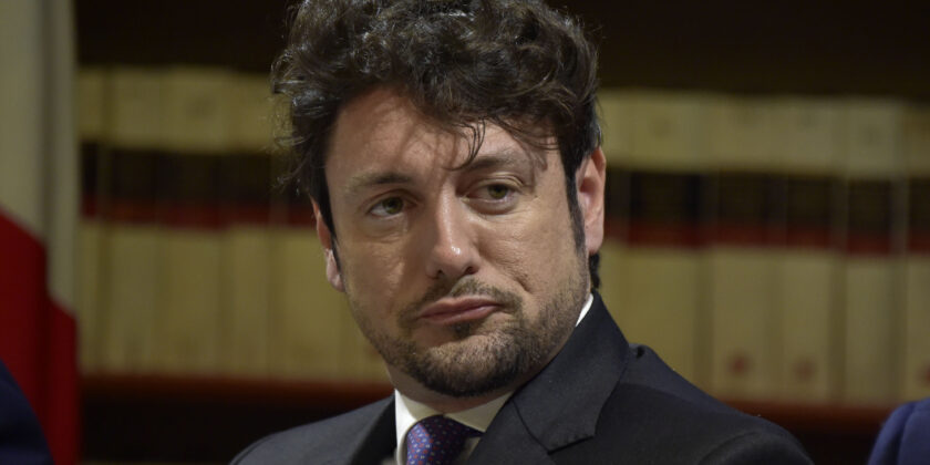 La Meloni lascia Andrea Giambruno-Foto da imagoeconomica