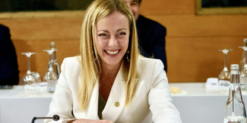 La Premier Giorgia Meloni-Foto da imagoeconomica