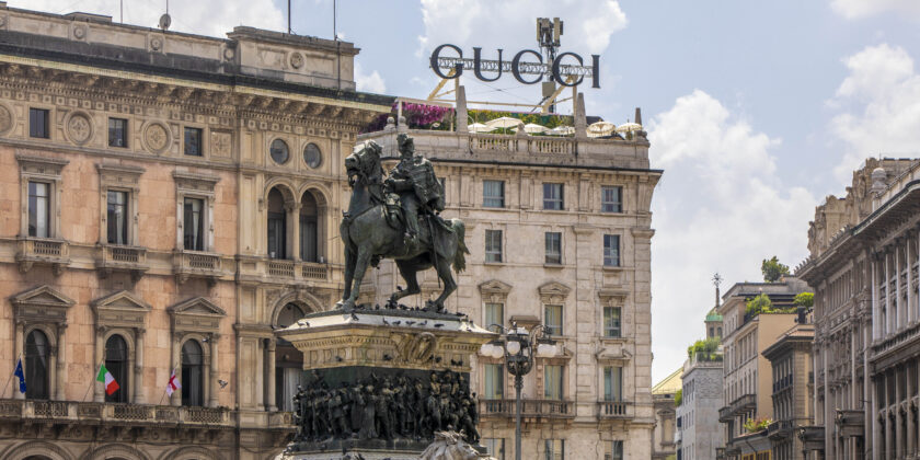 Marchio Gucci-Foto da imagoeconomica