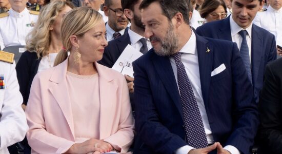 Meloni e Salvini-Foto da imagoeconomica
