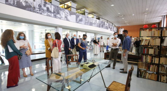 Sala Italo Calvino alla Biblioteca Nazionale Roma-Foto da imagoeconomica