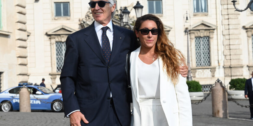 Sofia Goggia con Giovanni Malagò-Foto da imagoeconomica