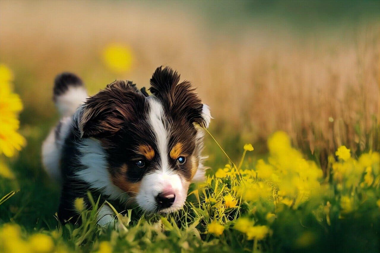Un cane Australian Shepherd-Foto da pixabay.com