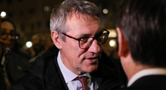 Maurizio Landini della CGIL-Foto da imagoeconomica