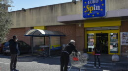 Un supermercato Eurospin-Foto da imagoeconomica