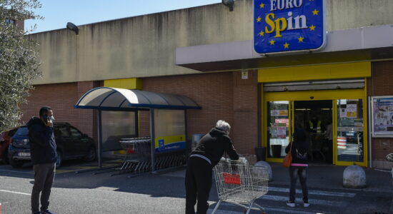 Un supermercato Eurospin-Foto da imagoeconomica
