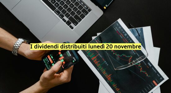 I migliori dividendi tra quelli distribuiti il 20 novembre